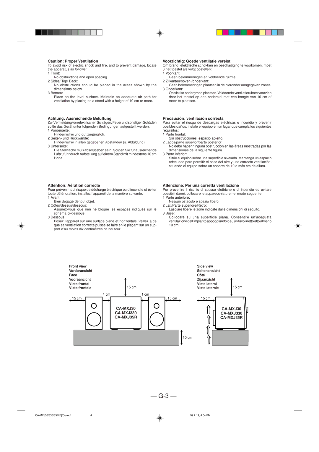 JVC CA-MXJ330, CA-MXJ35R manual CA-MXJ30 