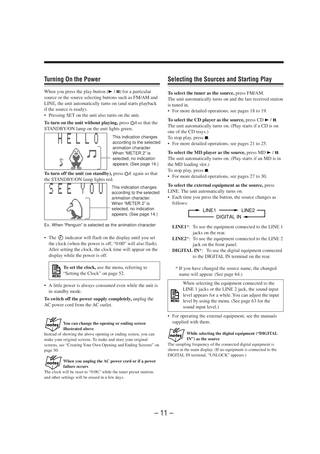 JVC CA-MXS6MD manual Turning On the Power, To turn off the unit on standby, press again so that 