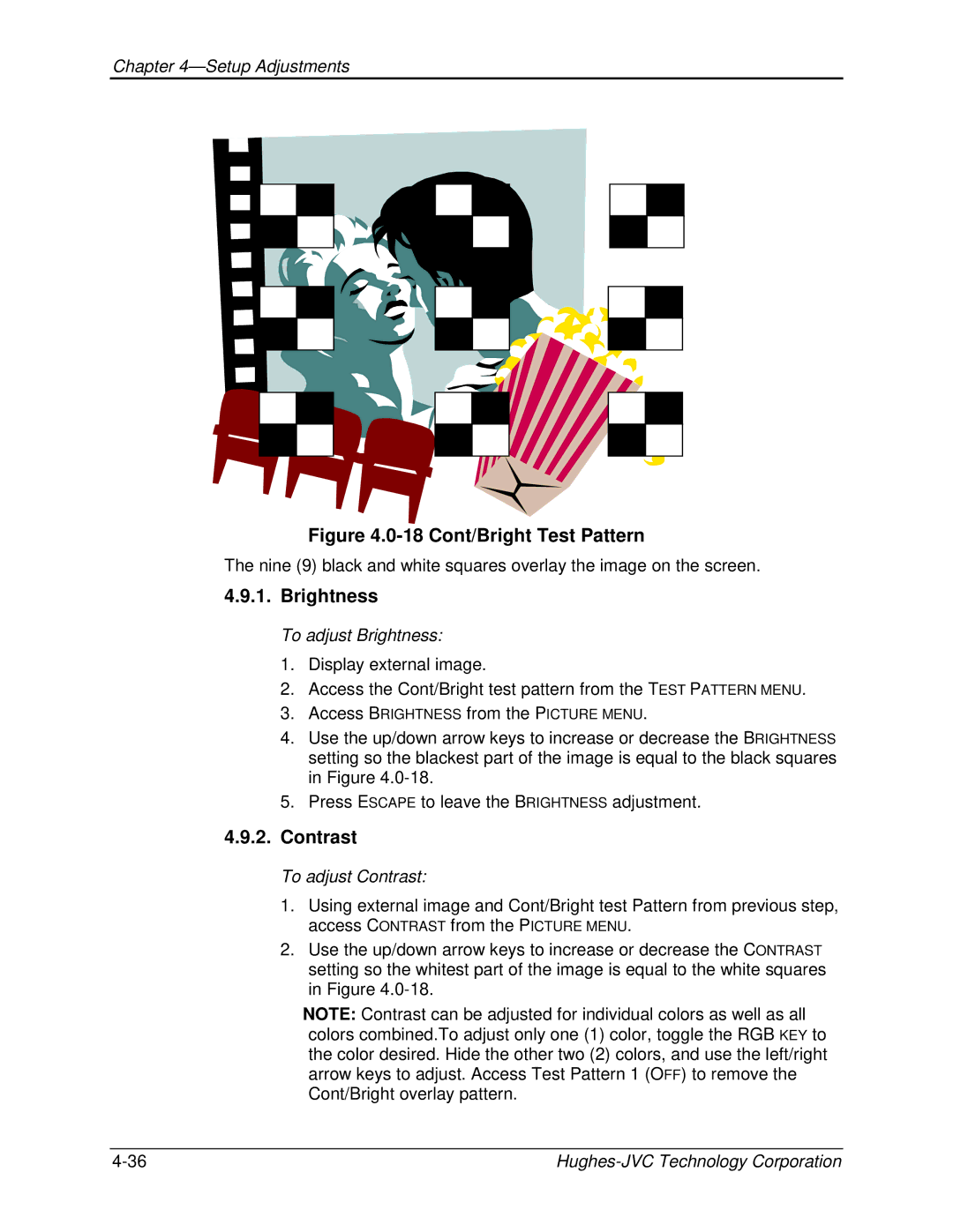 JVC CB100 manual To adjust Brightness, To adjust Contrast 