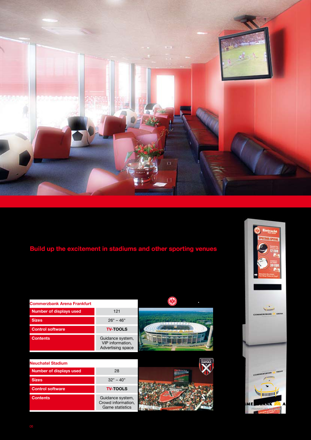 JVC GD-F65L1 manual Let your communications be the winner, Build up the excitement in stadiums and other sporting venues 