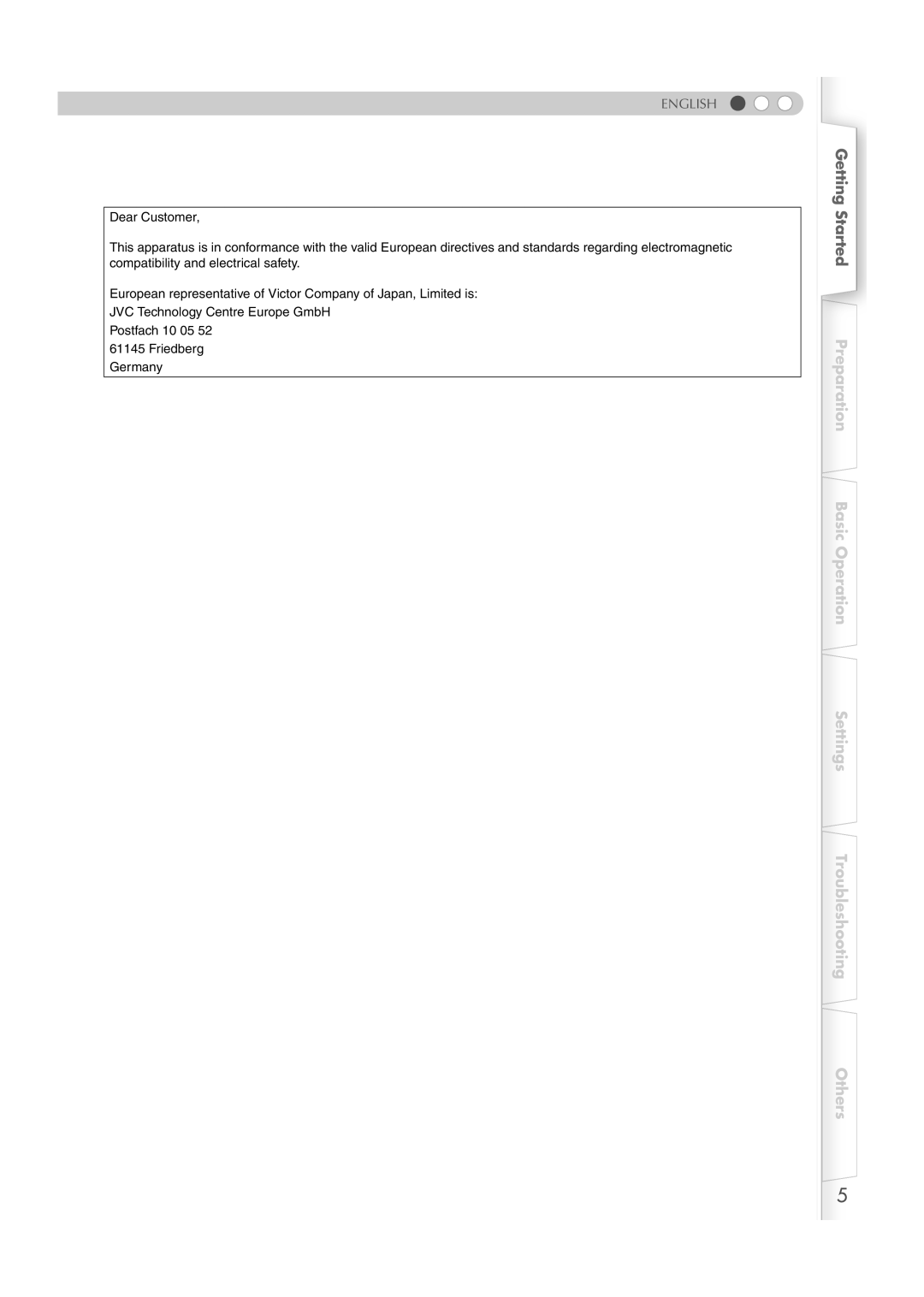 JVC DLA-HD1 manual Preparation Basic Operation Settings Troubleshooting Others 