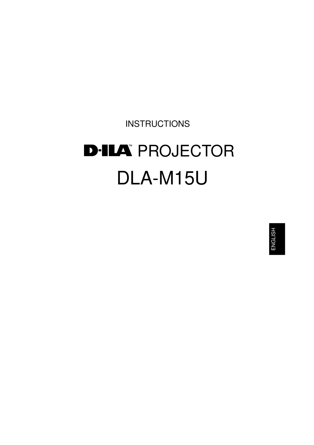 JVC DLA-M15U manual 