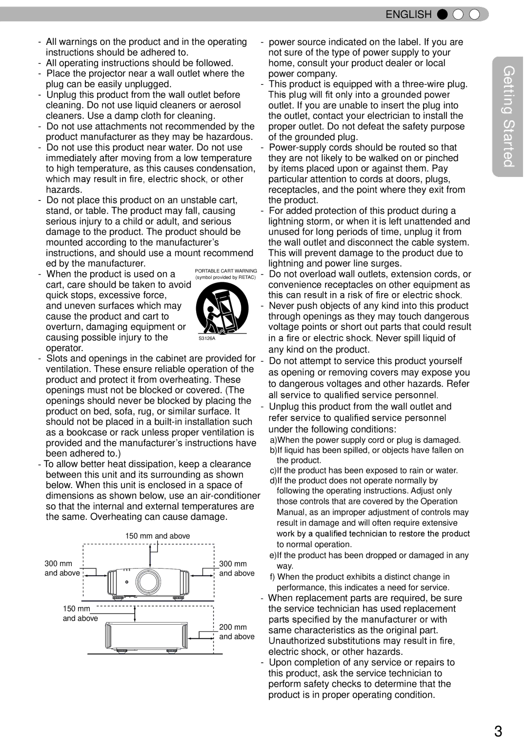 JVC DLA-RS40 Power source indicated on the label. If you are, Not sure of the type of power supply to your, Power company 