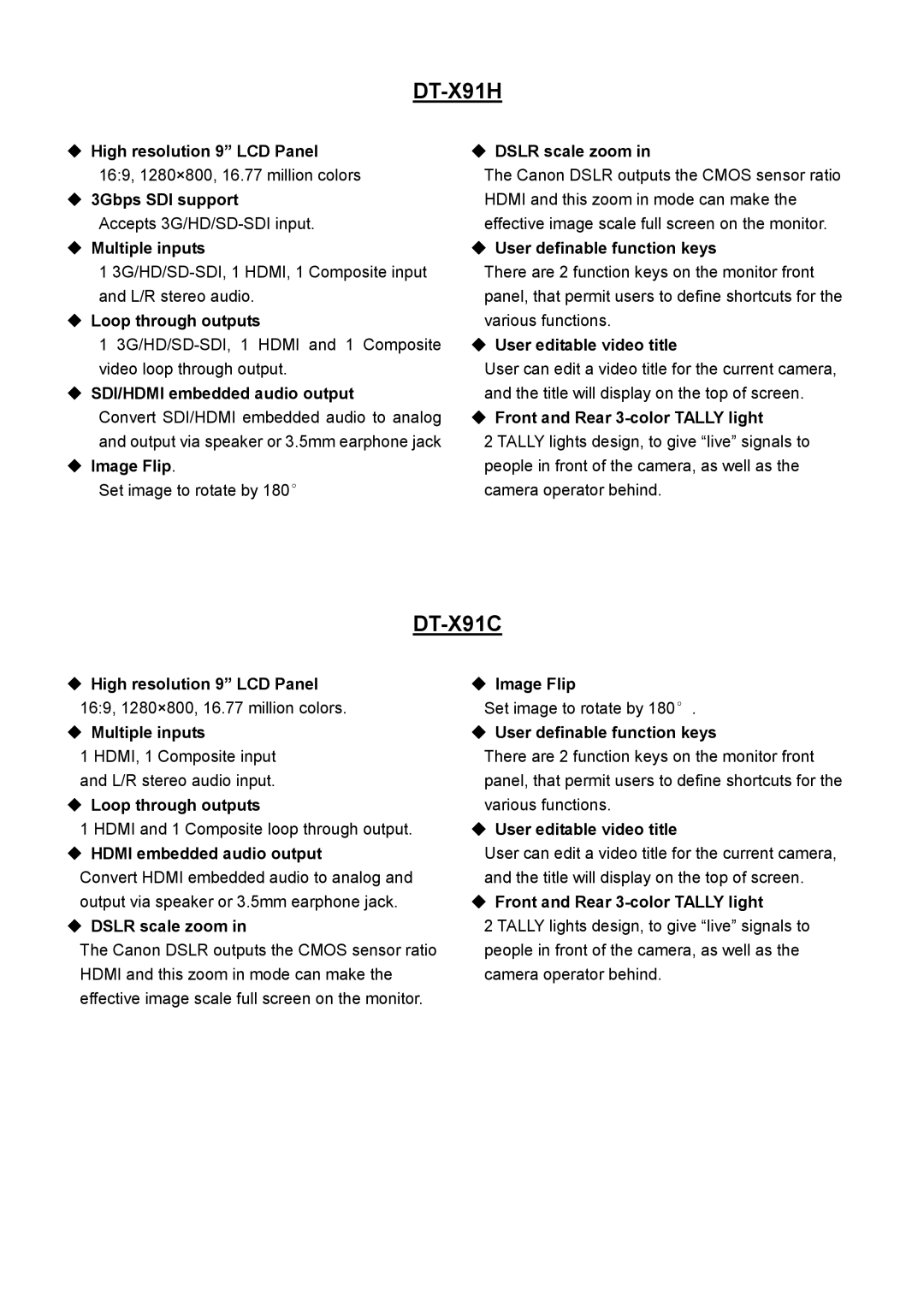 JVC DT-X91H, DT-X91F, DT-X91C user manual 