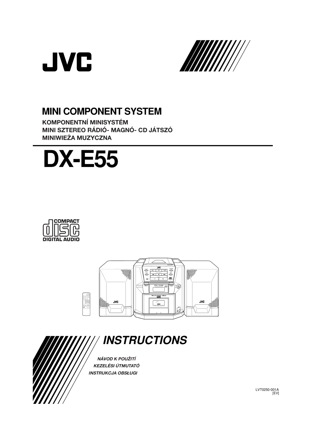 JVC DX-E55EV manual 