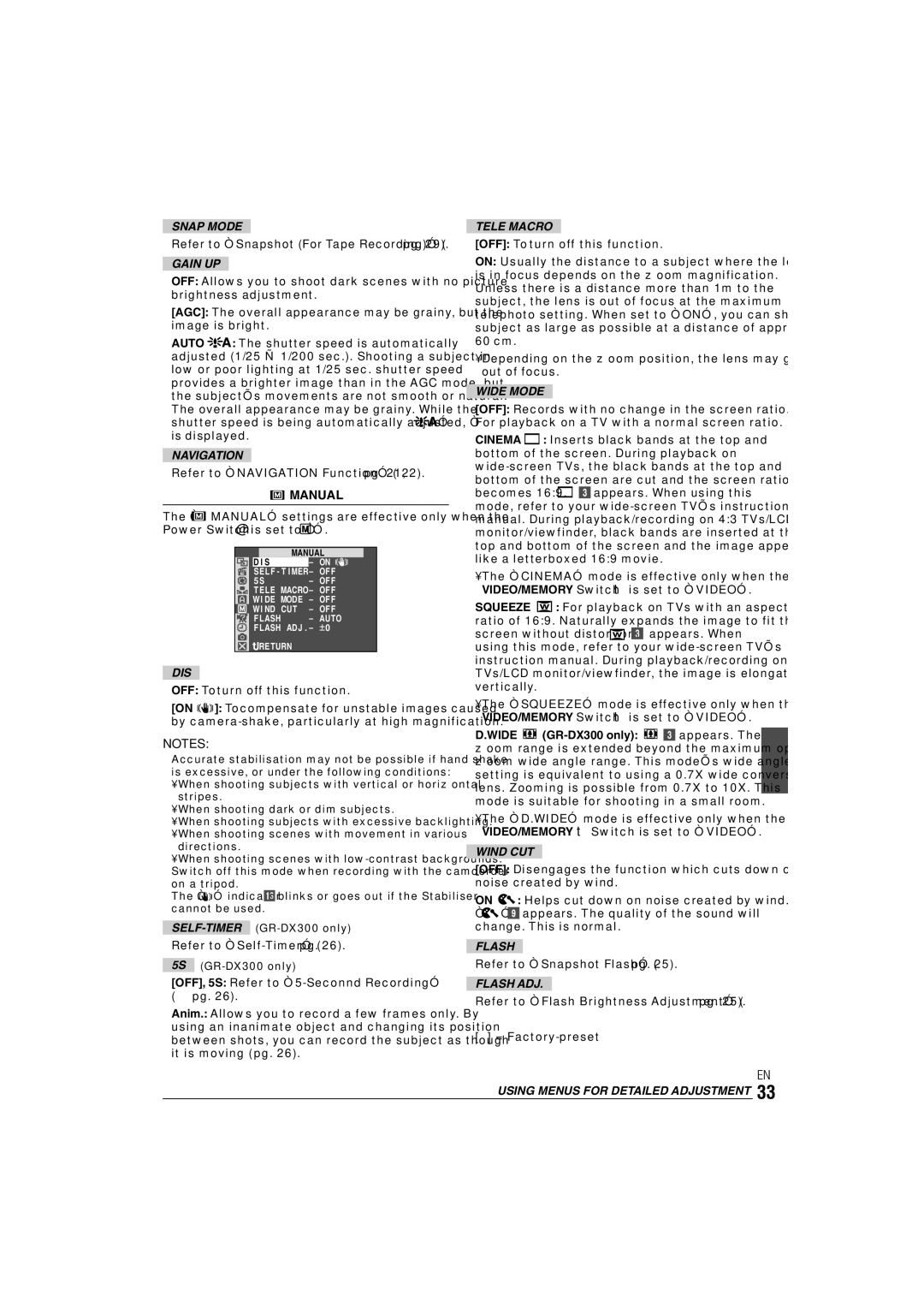 JVC 0303-MK-ID-SN, ENLYT1127-001A manual Manual 