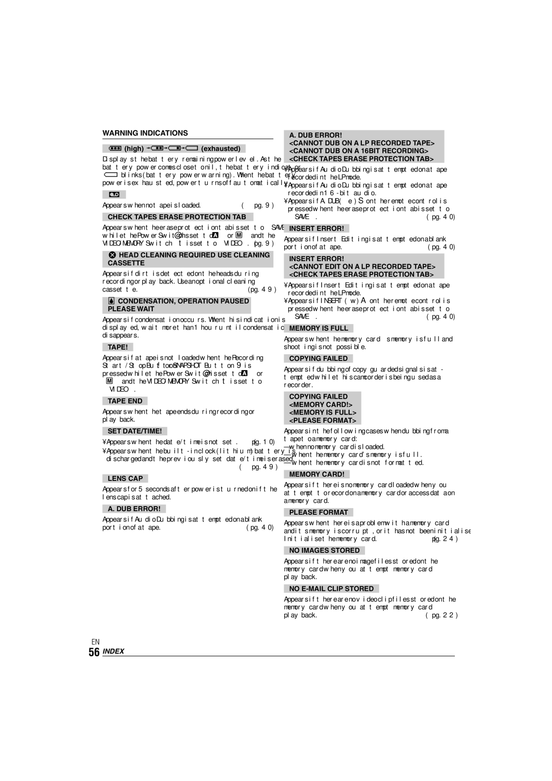 JVC ENLYT1127-001A, 0303-MK-ID-SN manual High 