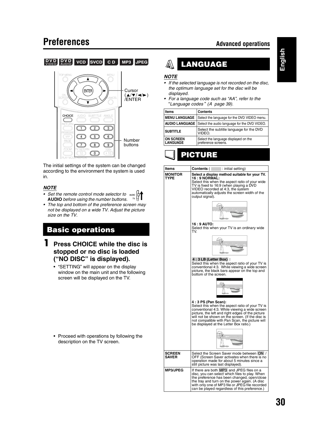 JVC EX-A1 manual Video 