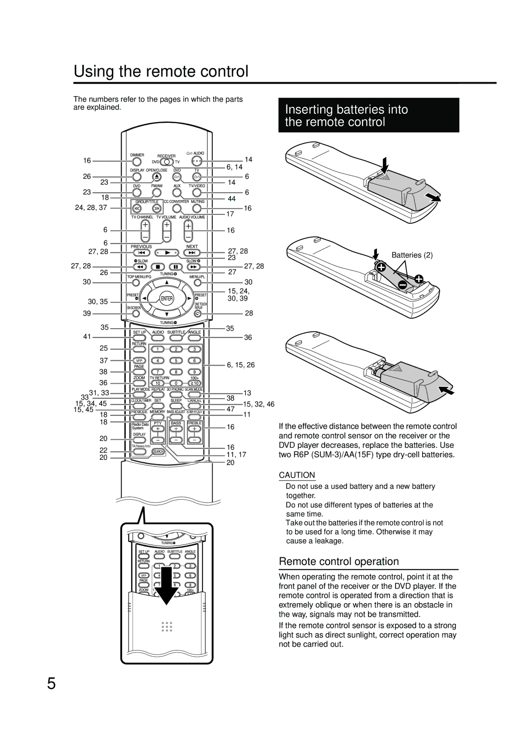 JVC EX-A10 manual Batteries 3331, 33 15, 34, 45 15 