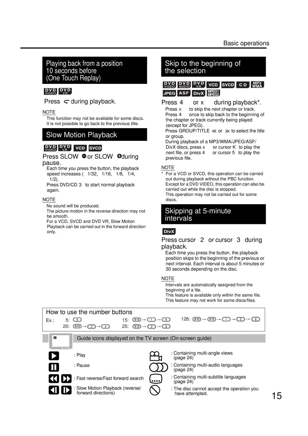 JVC EX-D11 manual Skipping at 5-minute intervals, Press cursor 2 or cursor 3 during playback 