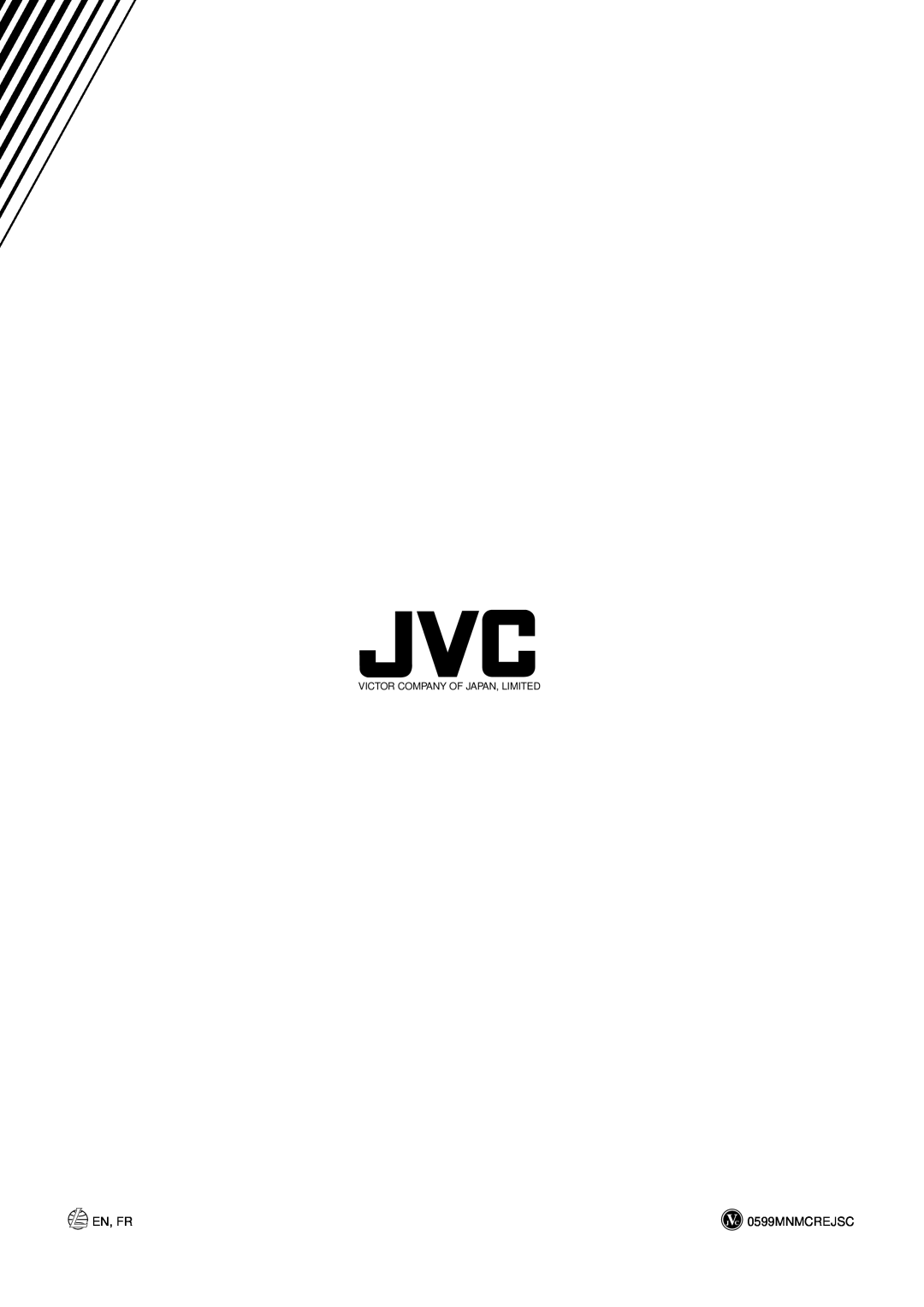 JVC FS-8000 manual En, Fr, 0599MNMCREJSC, Victor Company Of Japan, Limited 