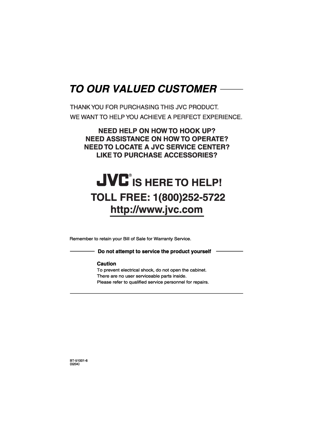 JVC FS-G2 manual 