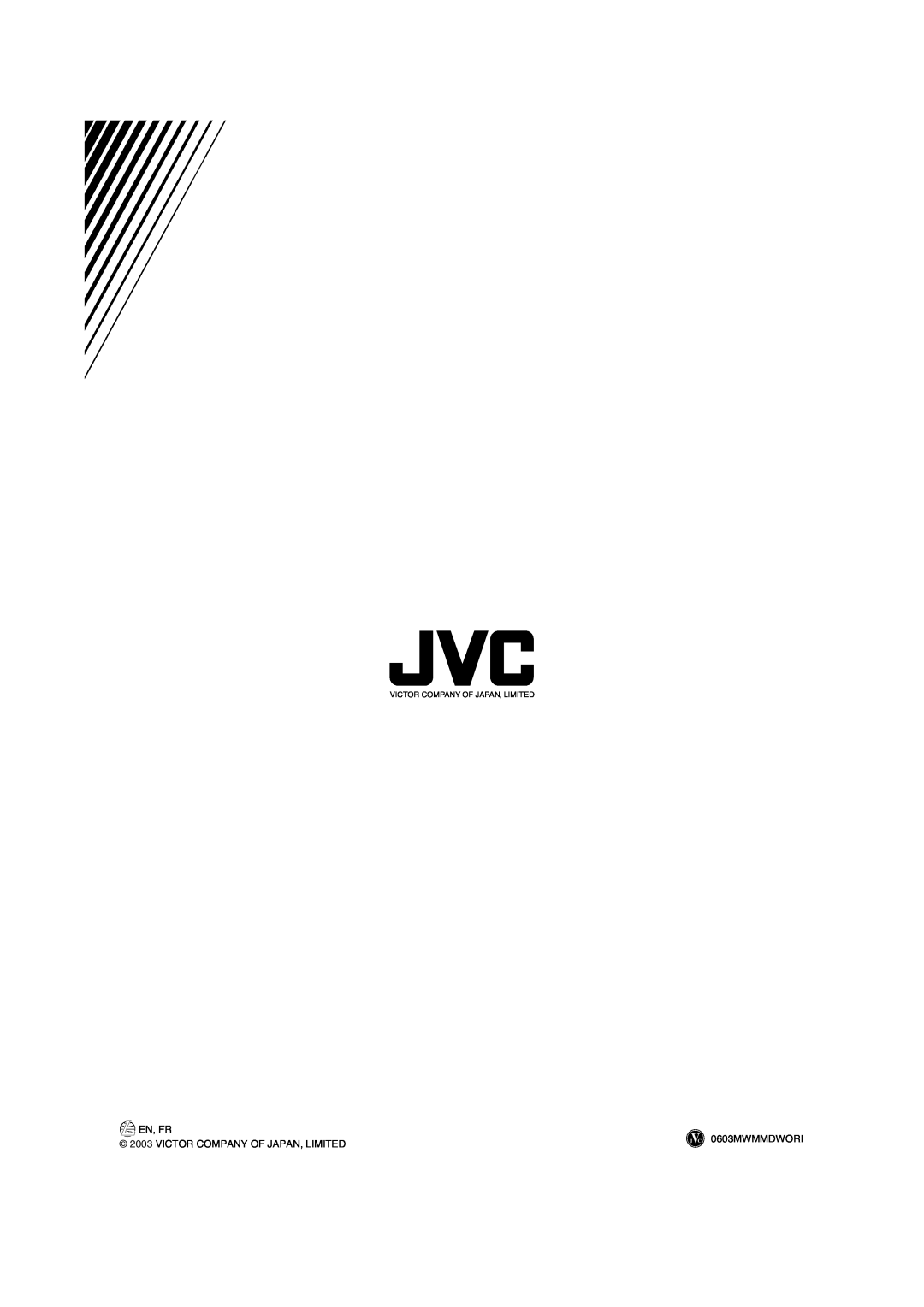 JVC FS-H10 manual En, Fr, 0603MWMMDWORI, Victor Company Of Japan, Limited 