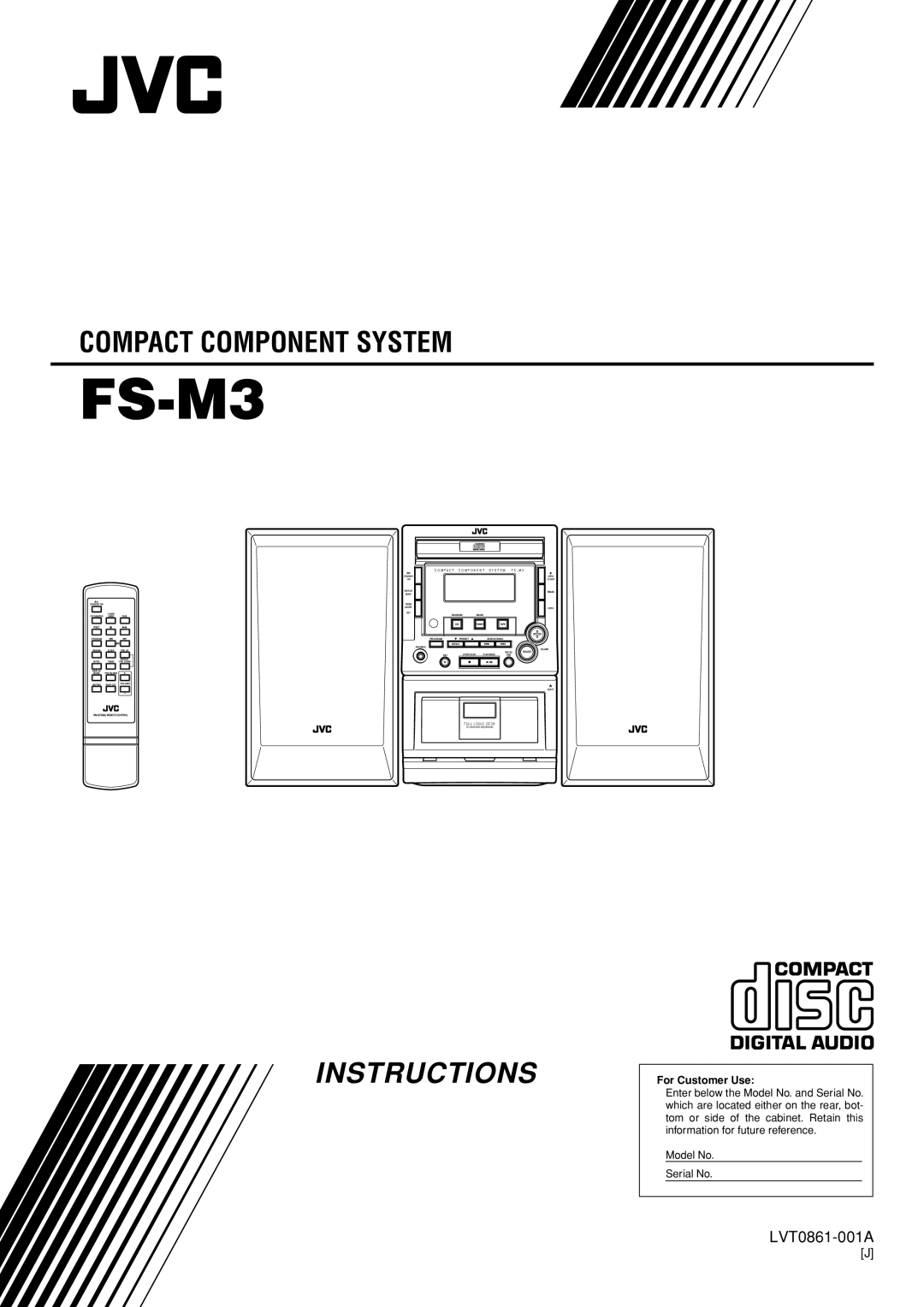 JVC FS-M3 manual 