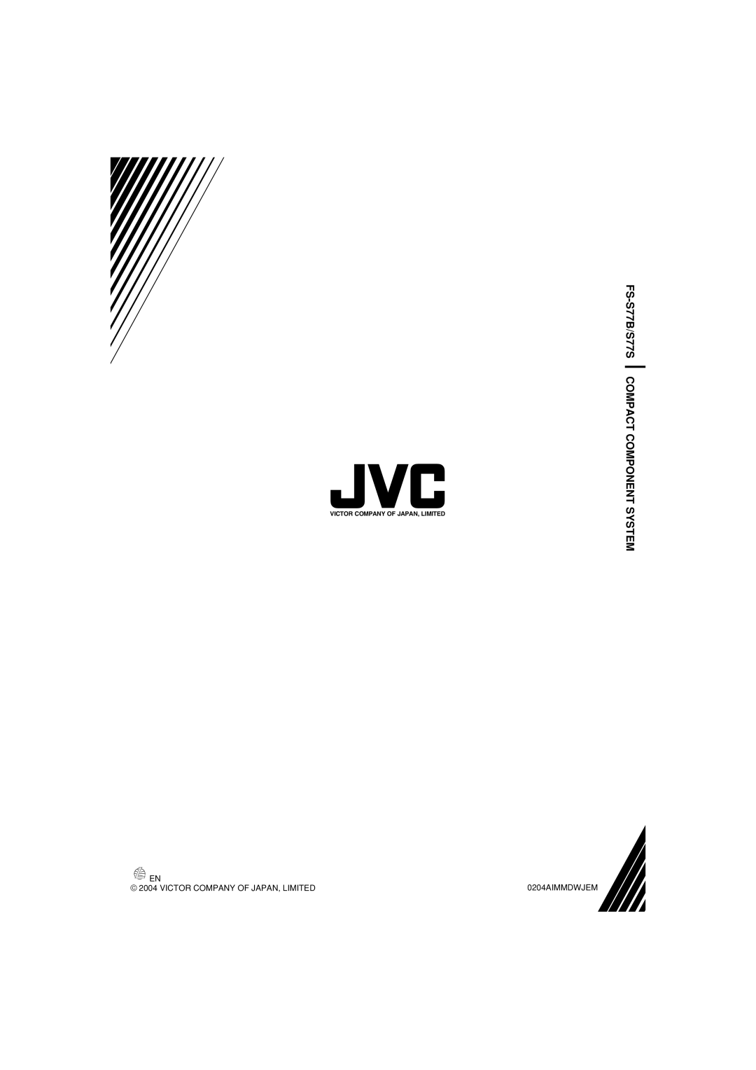 JVC FS-S77B/FS-S77S manual FS-S77B/S77S Compact Component System 