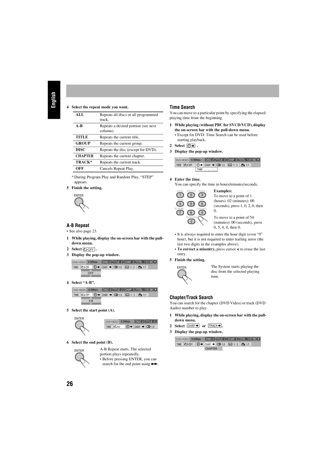 JVC FS-S77B/FS-S77S manual Chapter 