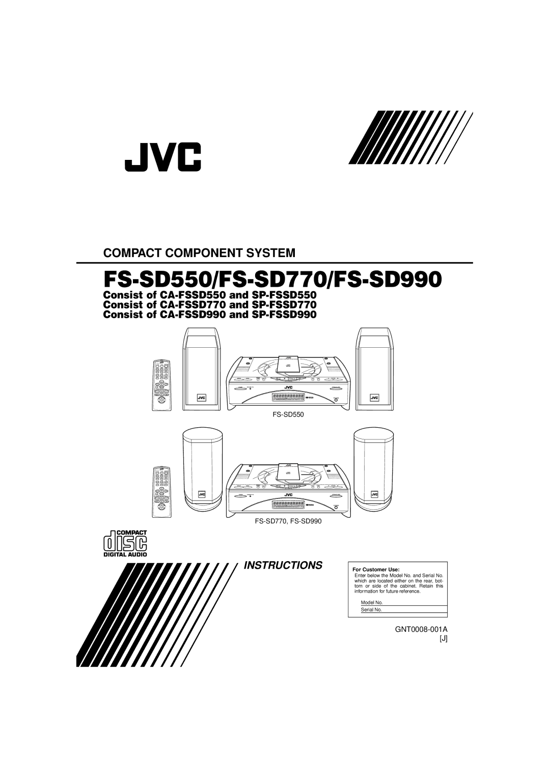 JVC manual FS-SD550/FS-SD770/FS-SD990 