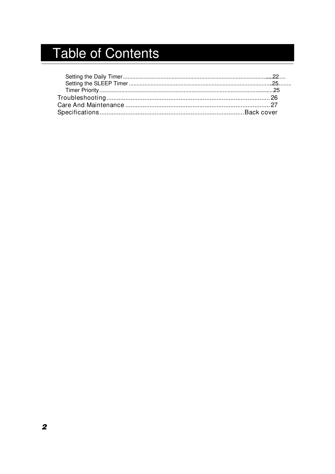 JVC FS-X1/FS-X3 manual Troubleshooting Care And Maintenance 