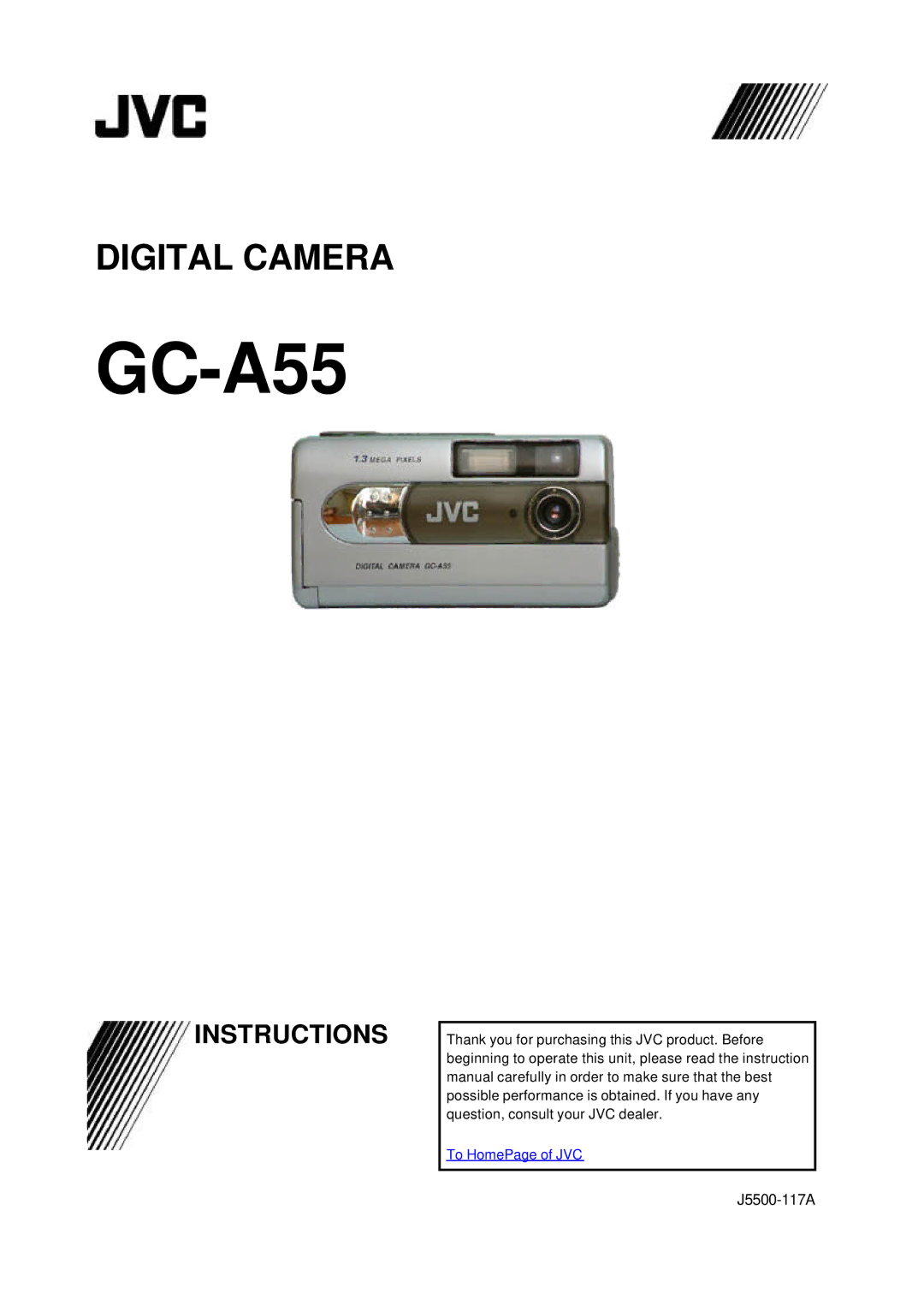 JVC GC-A55 instruction manual 