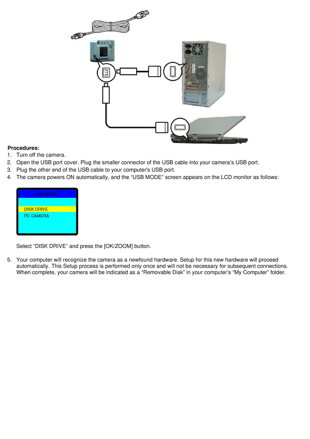 JVC GC-A70 instruction manual Procedures 