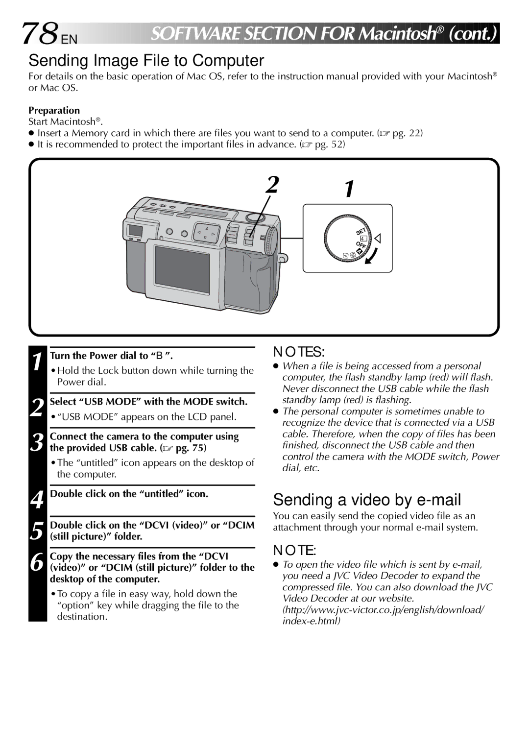 JVC GC-QX3 manual 78 EN, Untitled icon appears on the desktop of the computer 