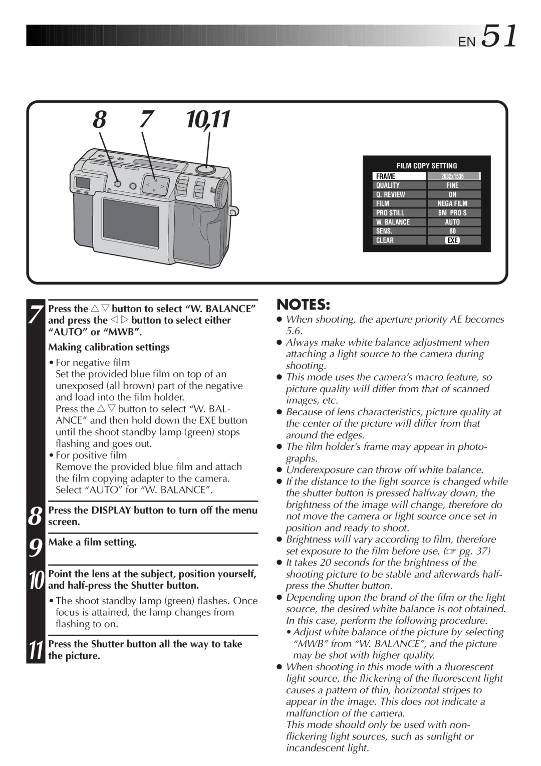 JVC GC-QX5HD, GC-QX3HD manual 10,11 