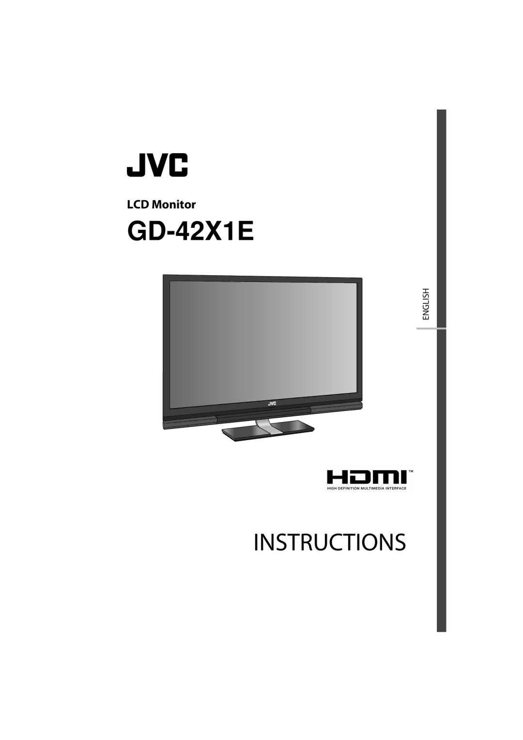 JVC manual GD-42X1E 