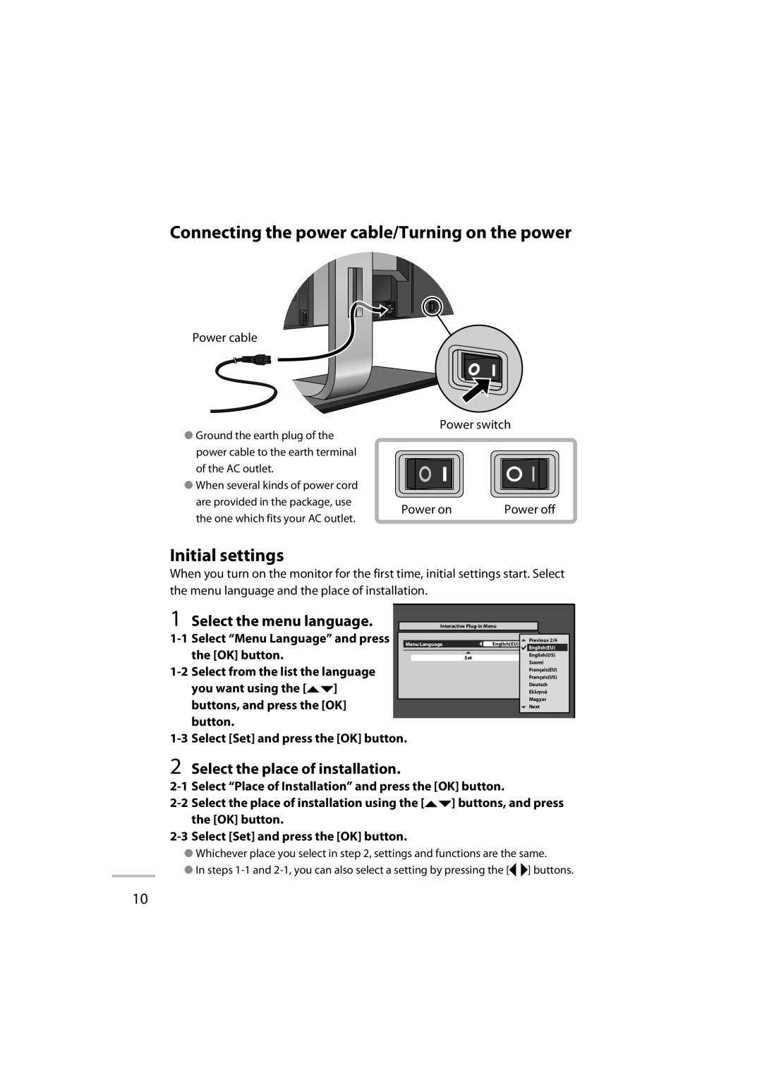 JVC GD-42X1E manual Interactive Plug-in Menu EnglishEU Previous 2/4 