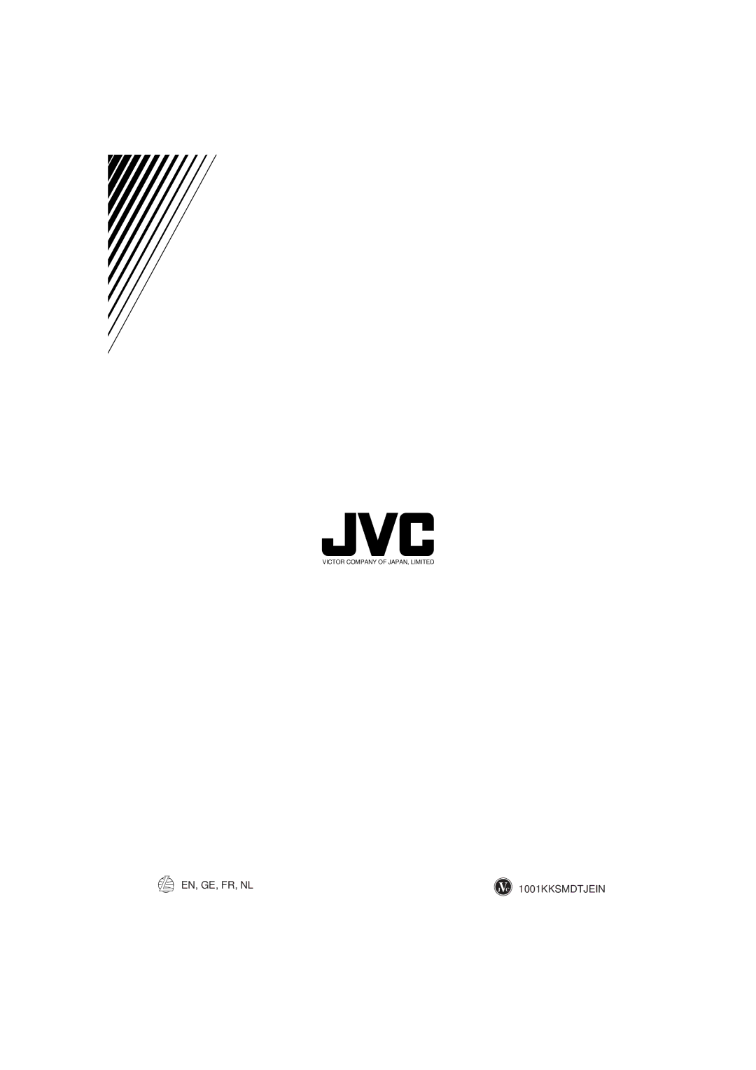 JVC GET0054-001A manual EN, GE, FR, NL 1001KKSMDTJEIN 