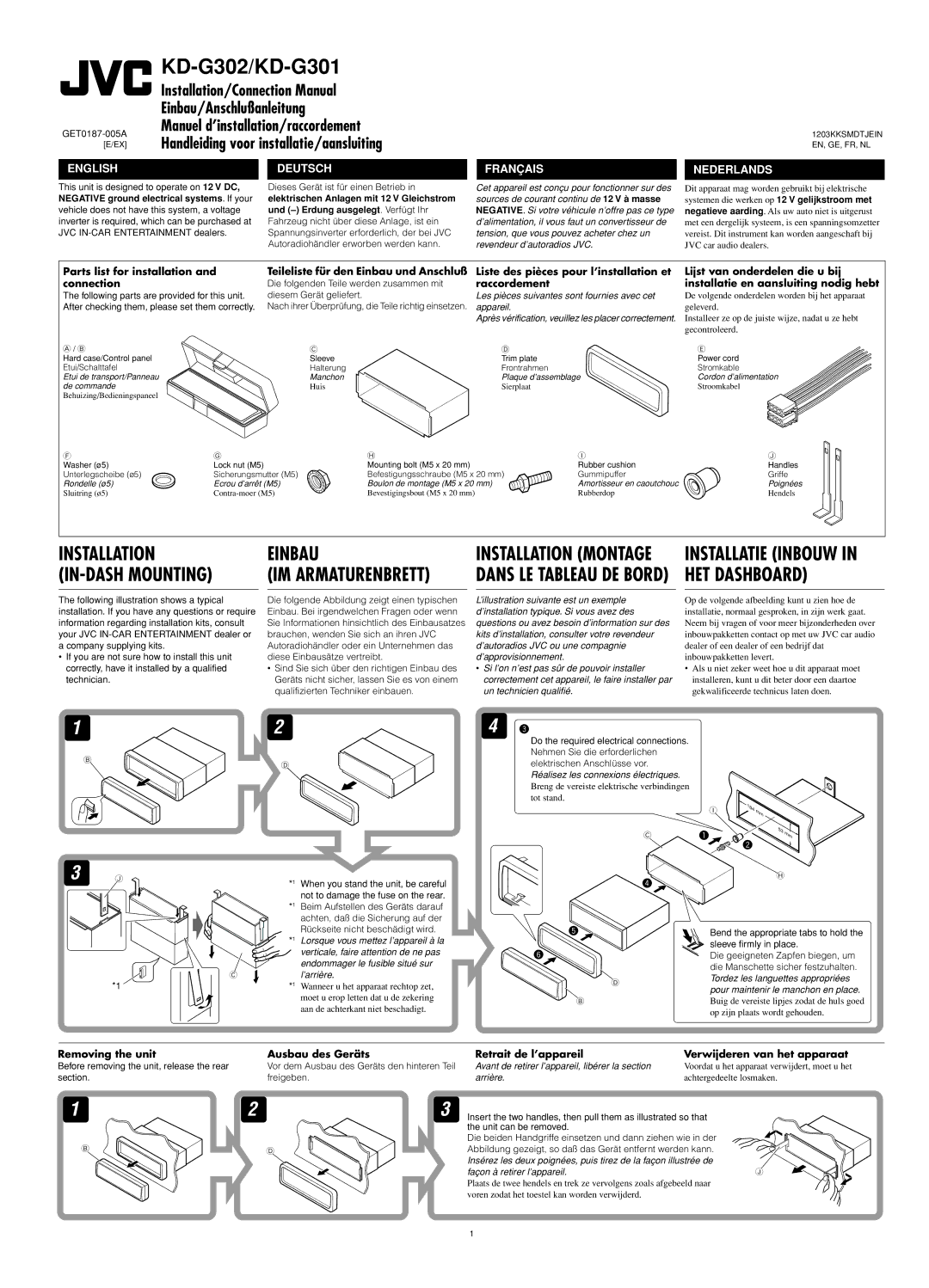 JVC GET0187-001A manual Und Erdung ausgelegt. Verfügt Ihr 