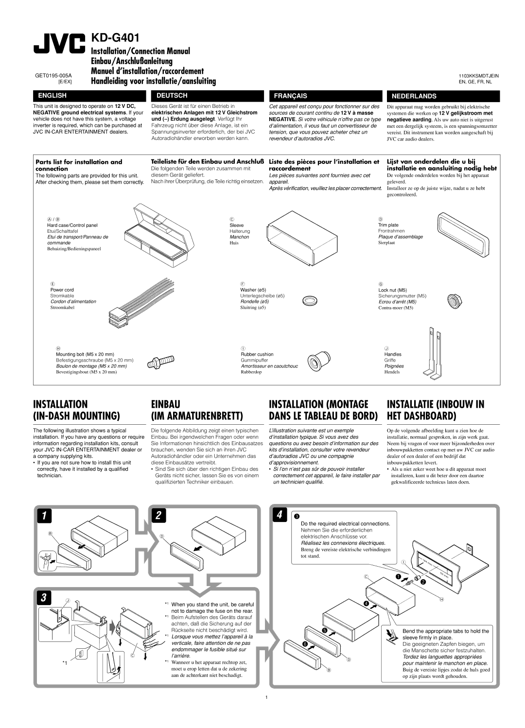 JVC GET0195-001A manual Und Erdung ausgelegt. Verfügt Ihr 