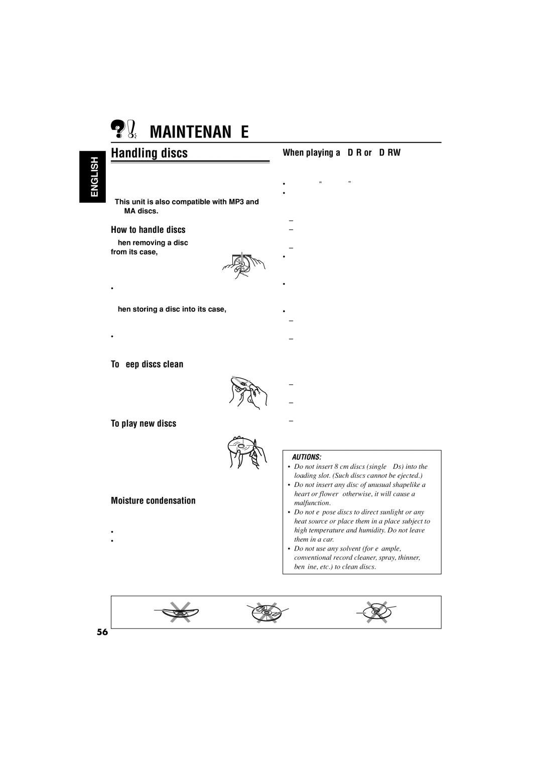 JVC GET0199-001A, GET0200-002A, GET0199-005A, GET0200-001A manual Center holder 