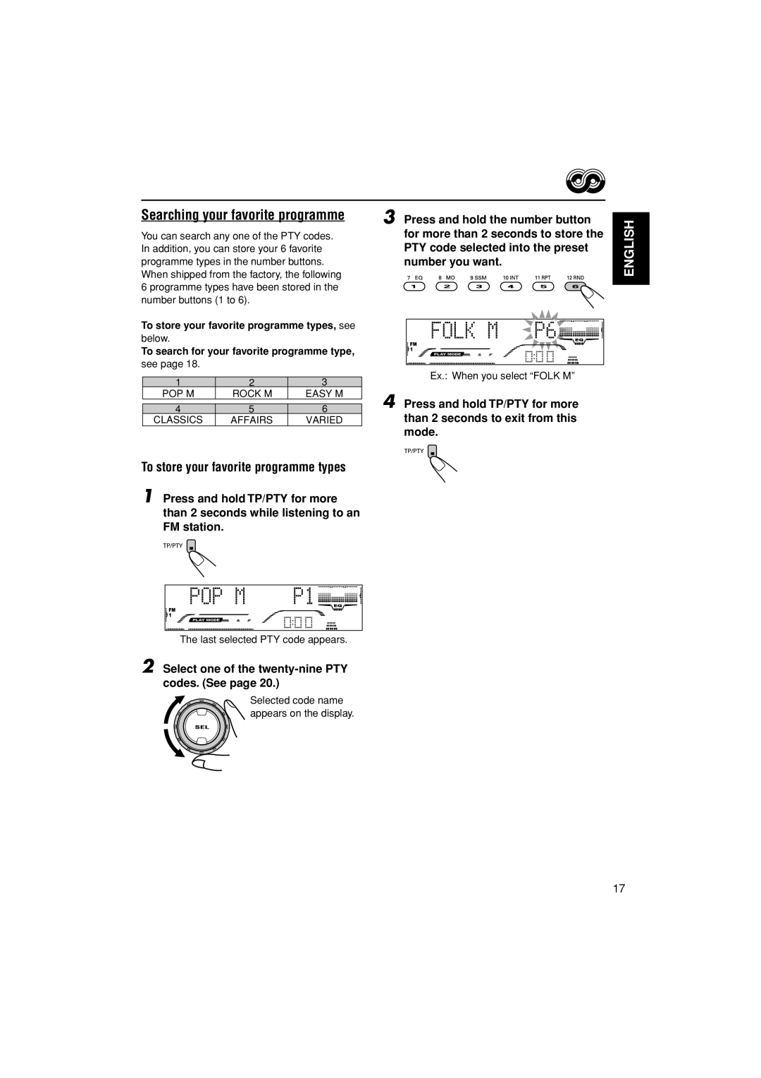 JVC GET0200-001A, GET0200-002A, GET0199-005A, GET0199-001A manual Searching your favorite programme 