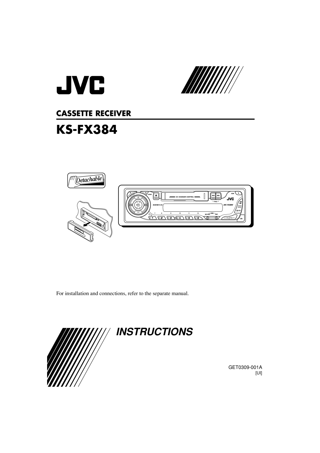 JVC KS-FX384, GET0309-001A manual 