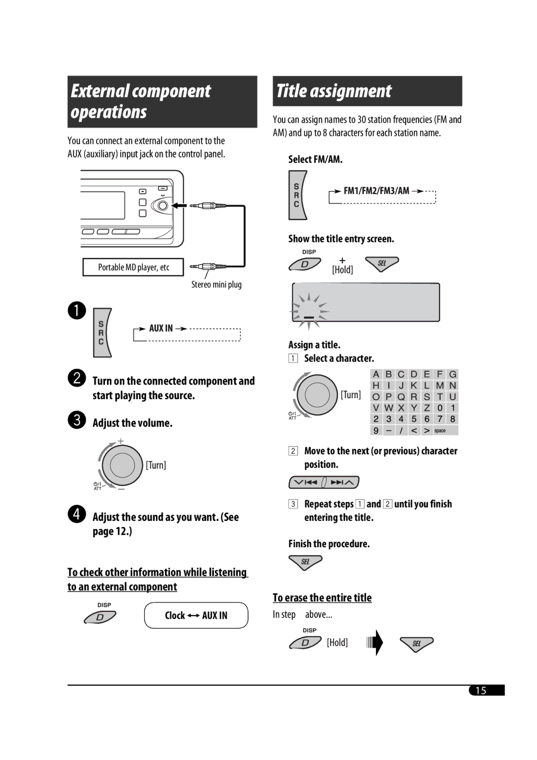 JVC GET0425-001A manual Title assignment 