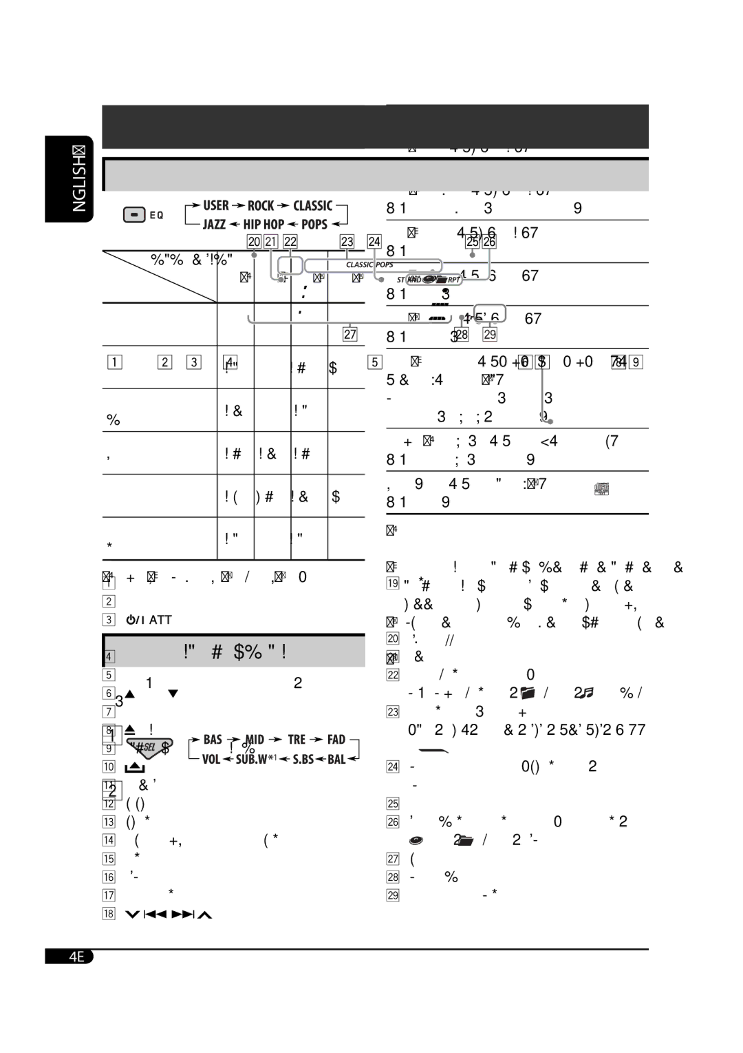 JVC GET0425-001A manual Sound adjustments 