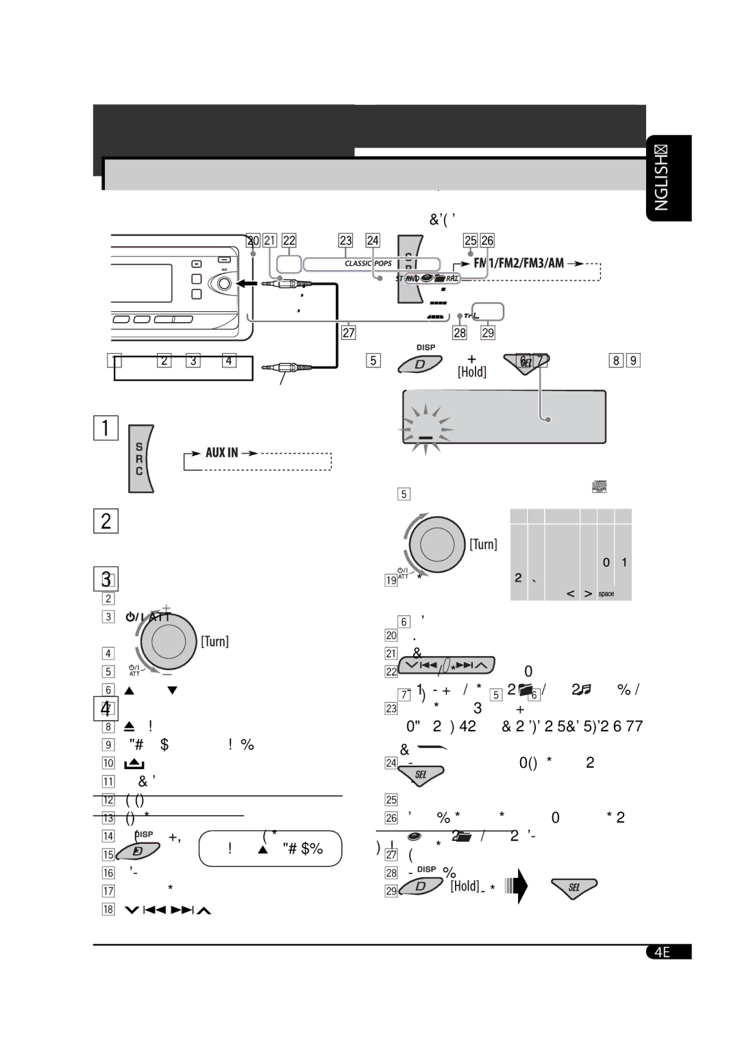 JVC GET0425-001A manual You can assign names to 30 station frequencies FM 