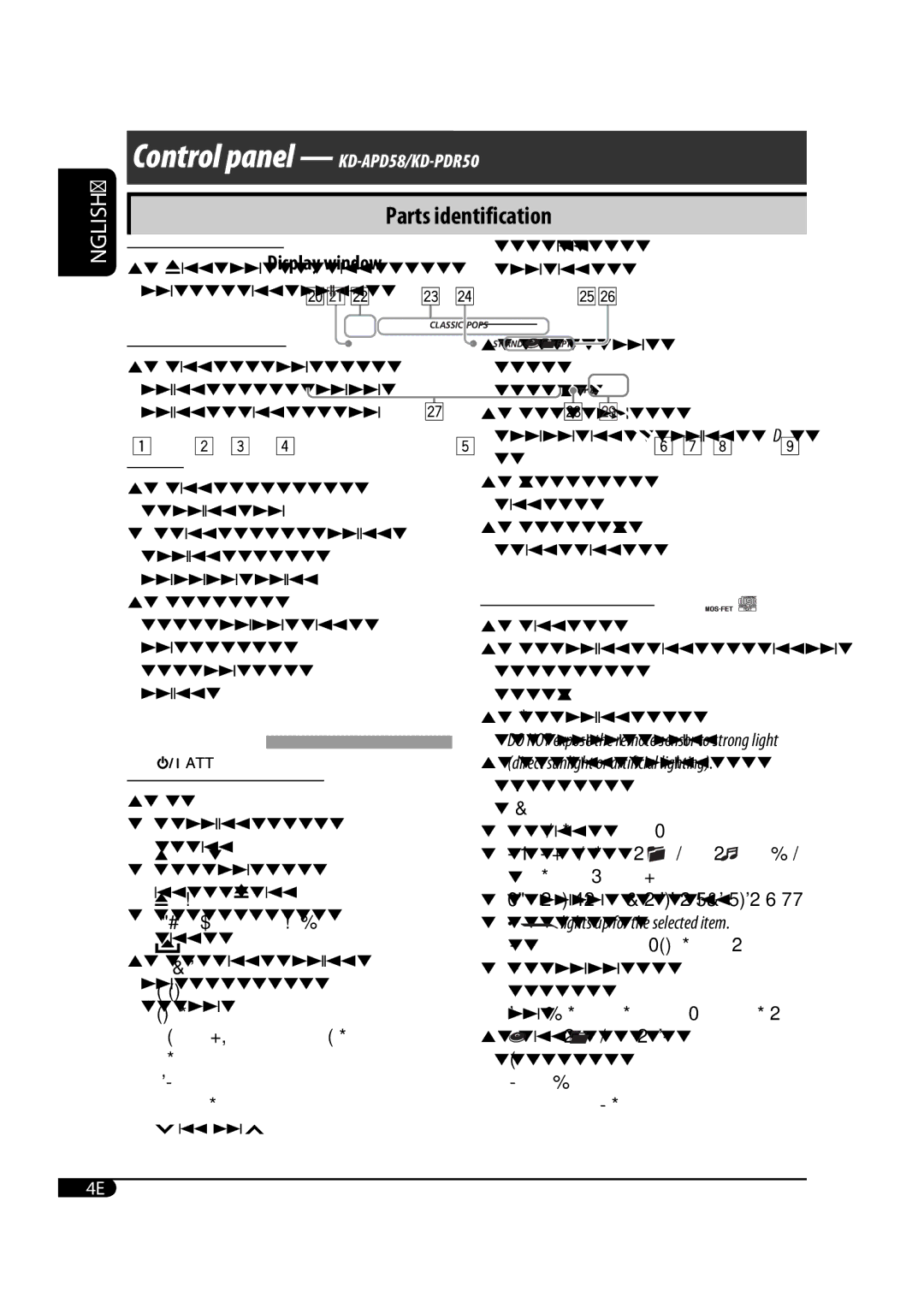 JVC GET0425-001A manual Turning on the power, Turning off the power, General, Storing stations in memory, Disc operations 