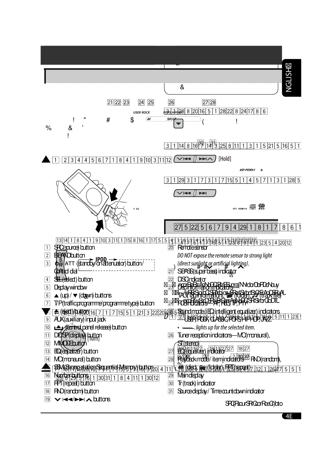 JVC GET0425-001A manual IPod operations 