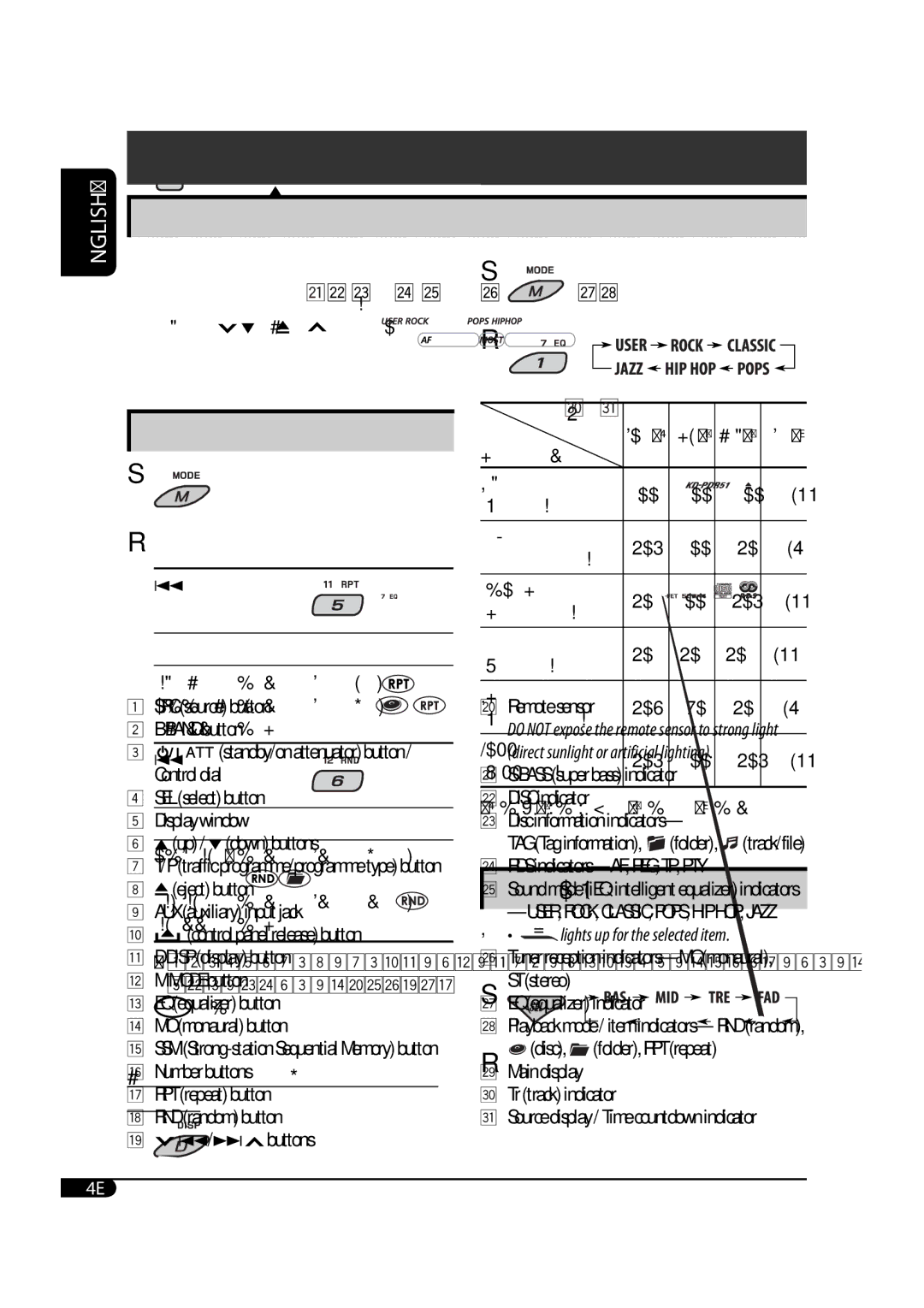 JVC GET0425-001A manual Sound adjustments 