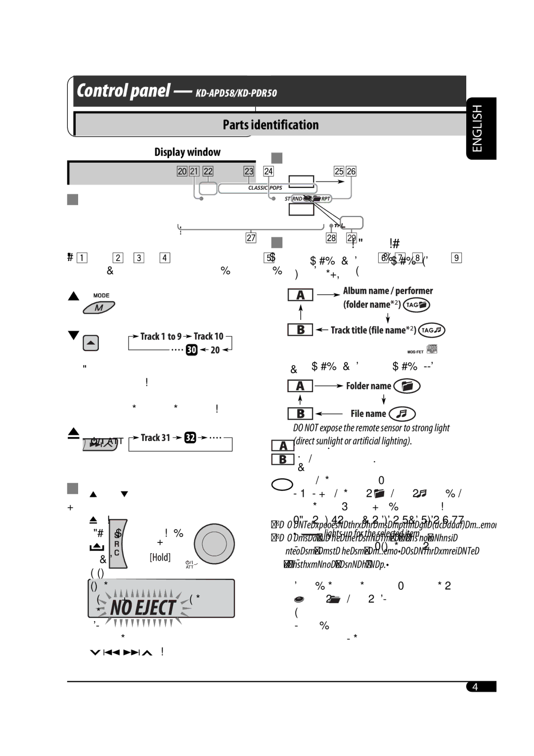 JVC GET0425-001A manual Prohibiting disc ejection, Changing the display information, Skipping tracks quickly during play 