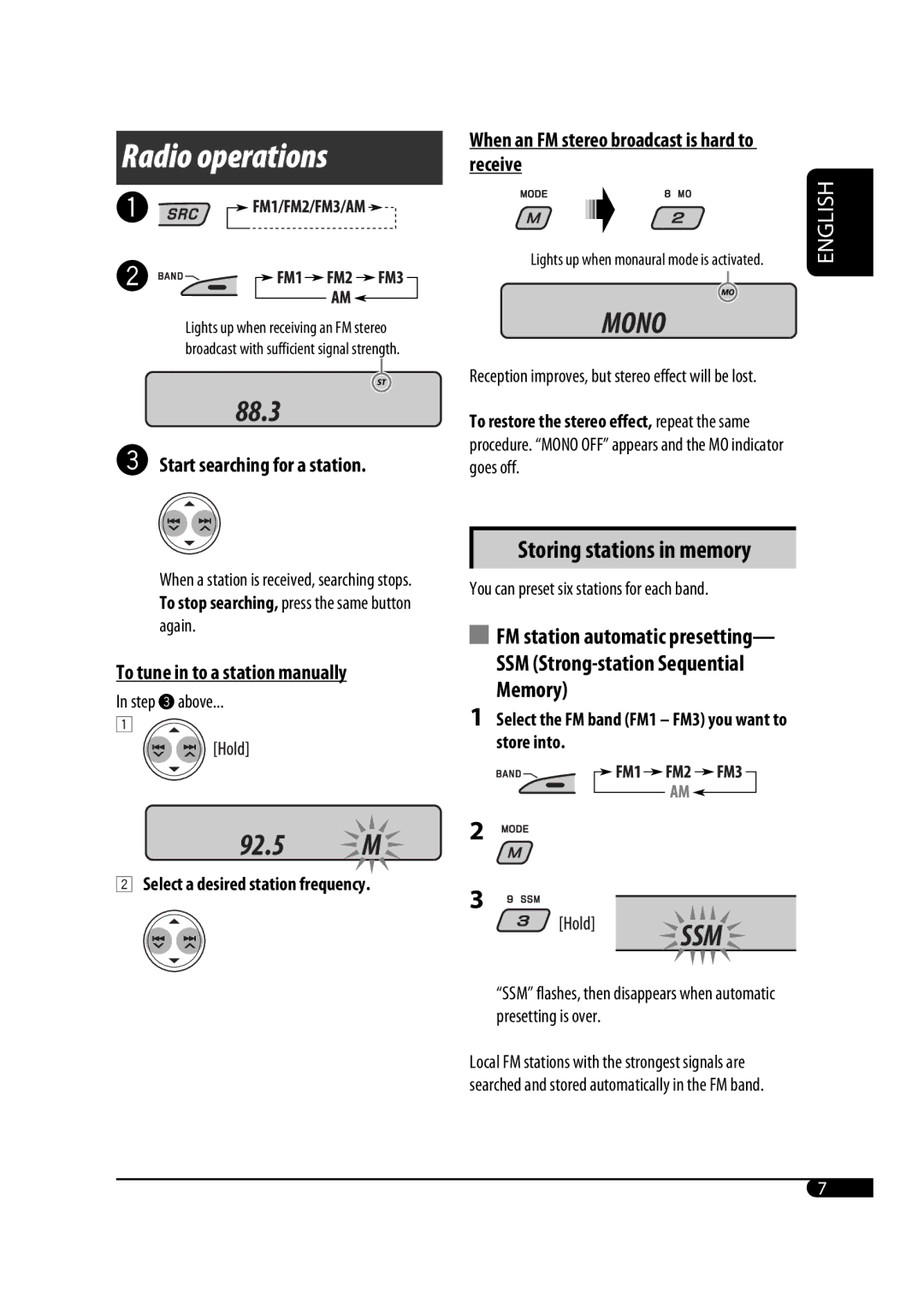 JVC GET0467-001A manual 92.5 M 