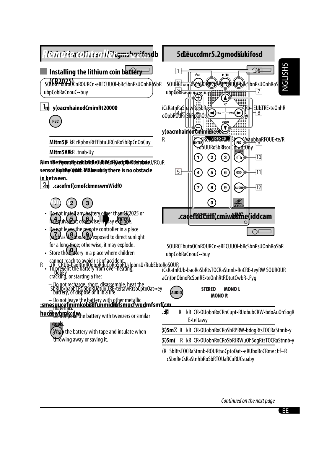 JVC GET0471-001A manual On-Screen OSD information 