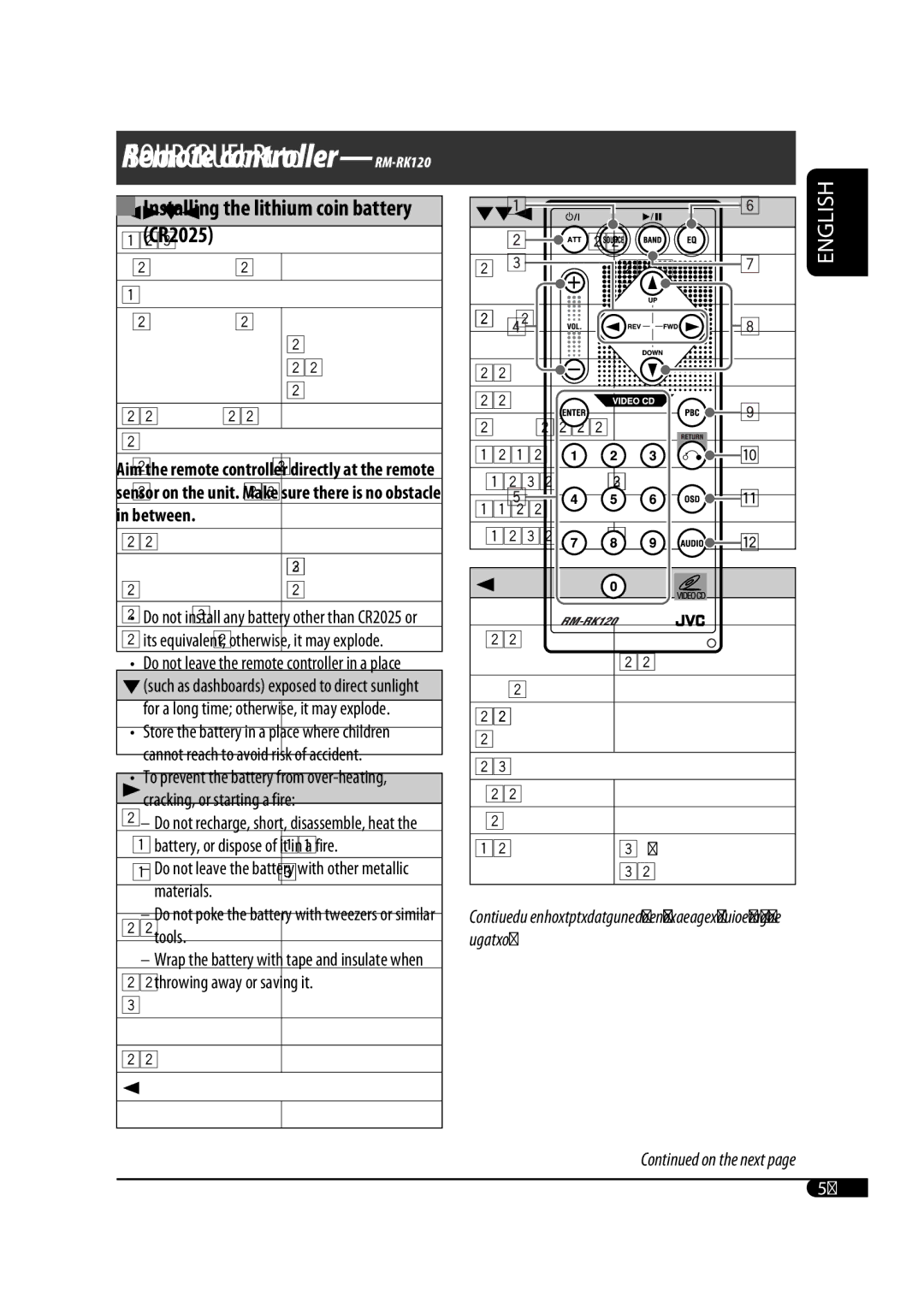 JVC GET0471-001A manual Tone Control Range 