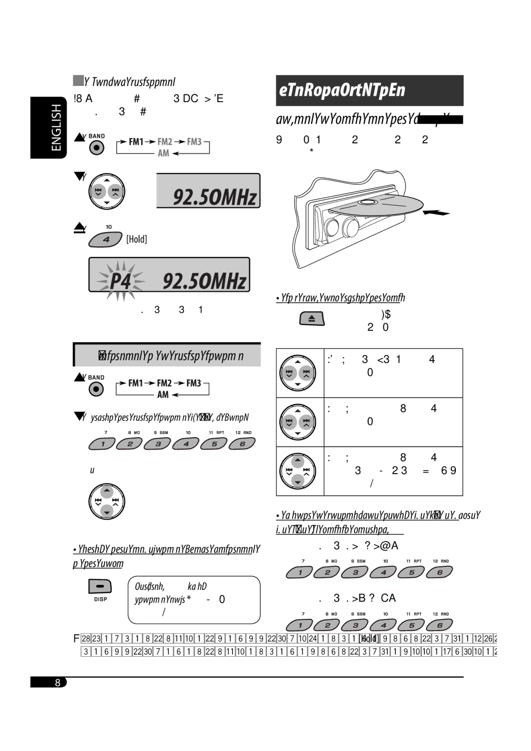 JVC GET0483-001A manual Disc operations 