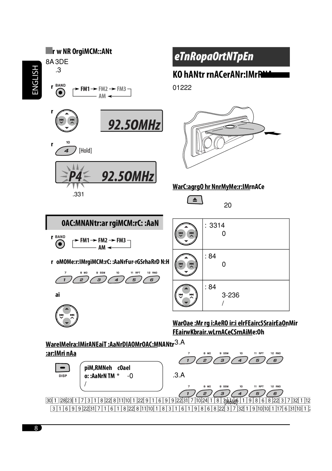 JVC GET0483-001A manual Disc operations 