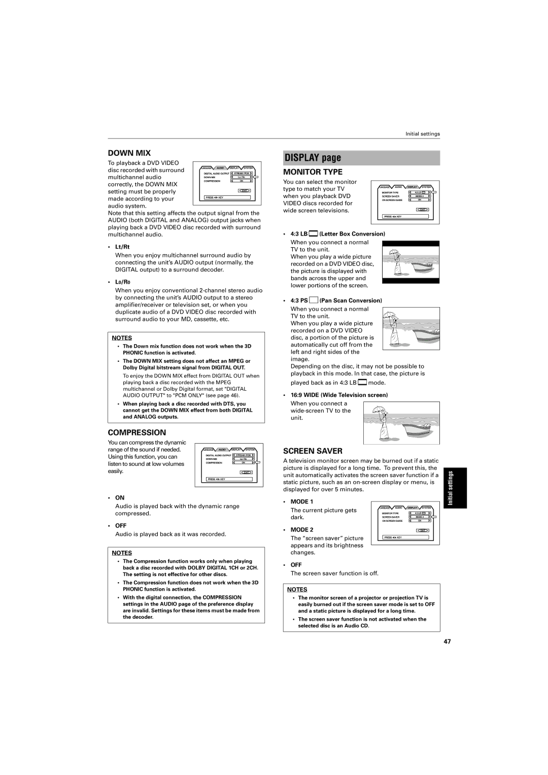 JVC GNT0013-014A manual Display 