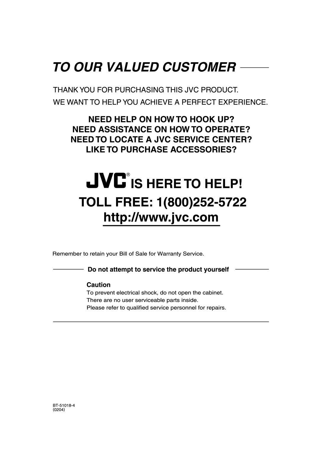 JVC GNT0066-001A manual 