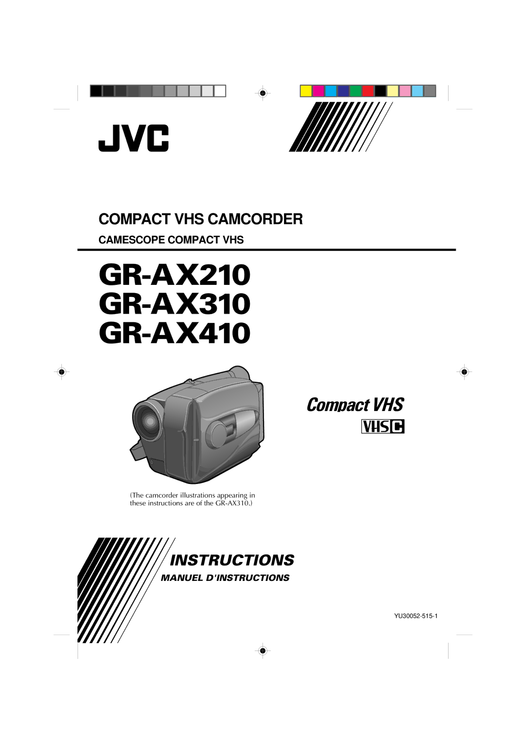 JVC manual GR-AX210 GR-AX310 GR-AX410 