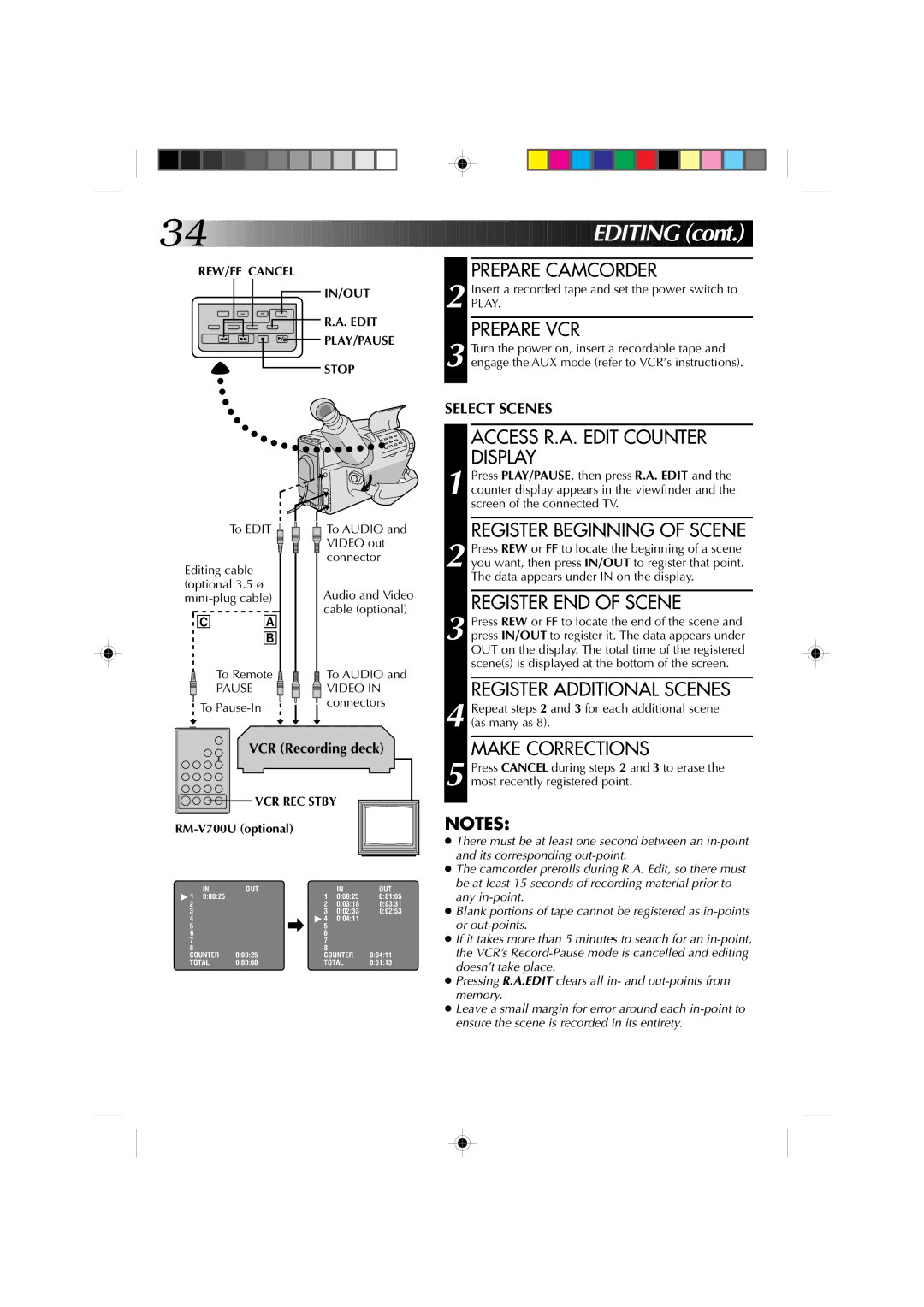 JVC GR-AX310, GR-AX410 manual Editin G 